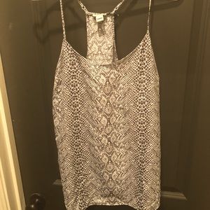 Jcrew snake skin tank